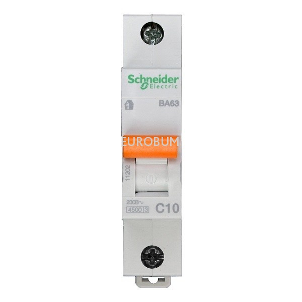 Автоматический выключатель Домовой ВА63 1P 10А Schneider Electric