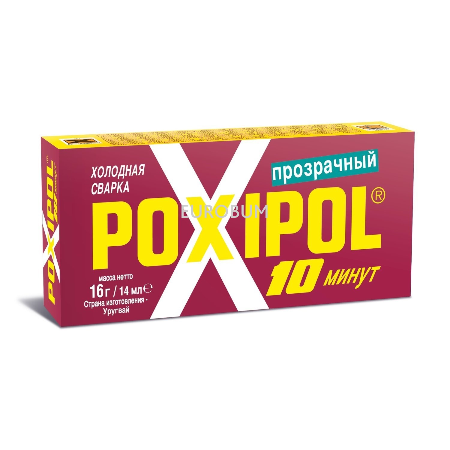 Холодная сварка Poxipol, прозрачн. 14 мл 00267