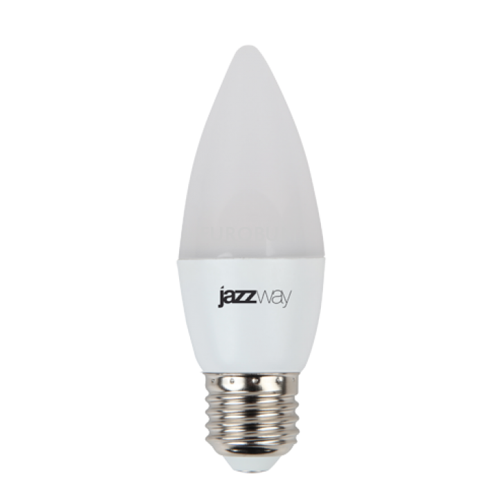Лампа светодиодная свеча P-S Power-C37 7w=60w Е27 3000K Jazzway