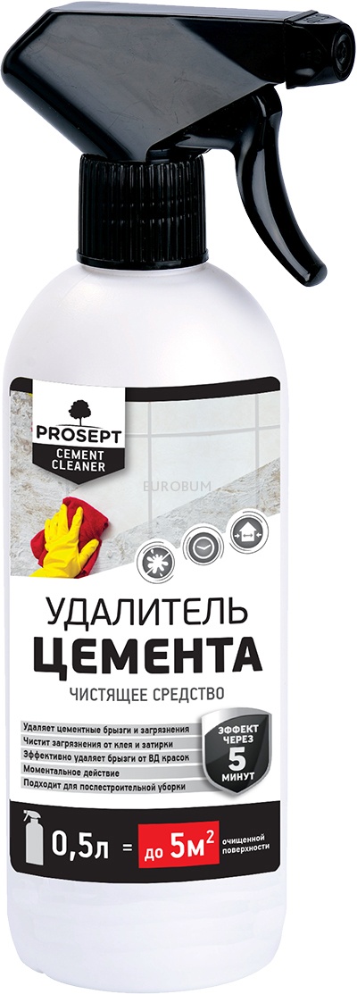 PROSEPT CEMENT CLEANER - удалитель цемента, готовый состав, 0,5л